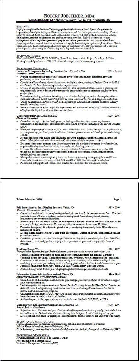 mba-sample-resume mba sample resume : mba resume example : top dog : mac daddy