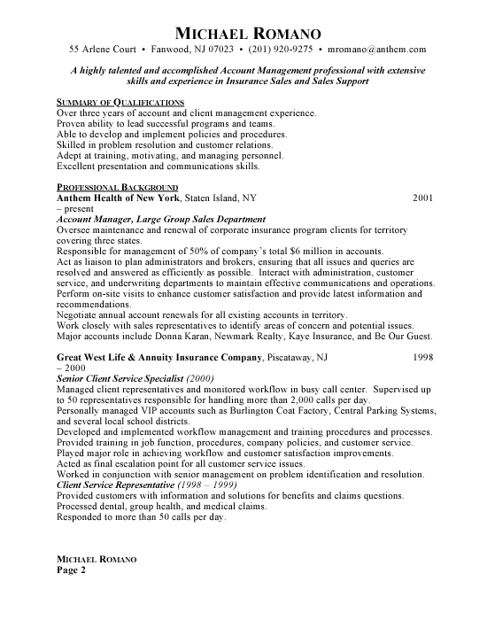 formats of cv. account manager sample resume