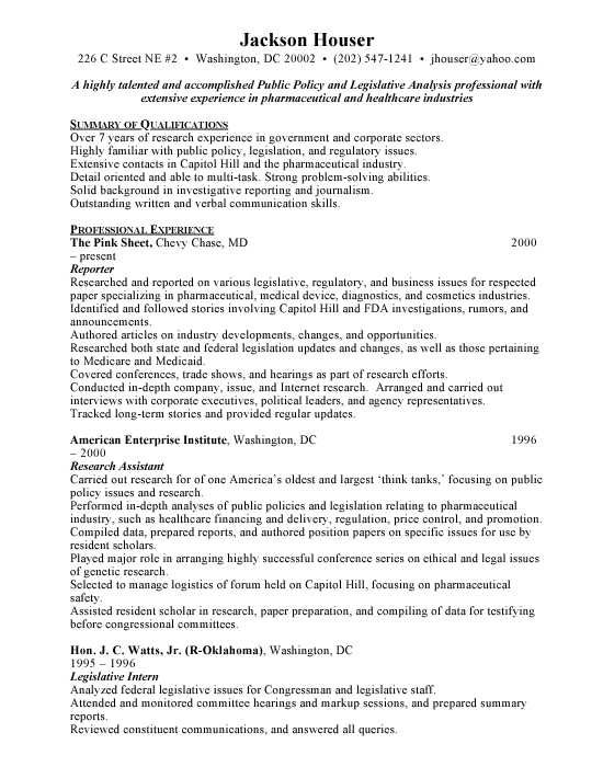 Reporting Sample Resume | Example | Template